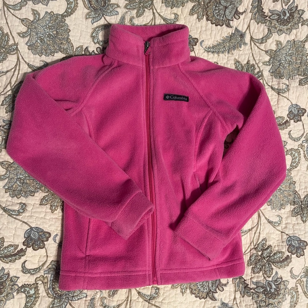 Columbia Vibrant Pink Fleece Jacket